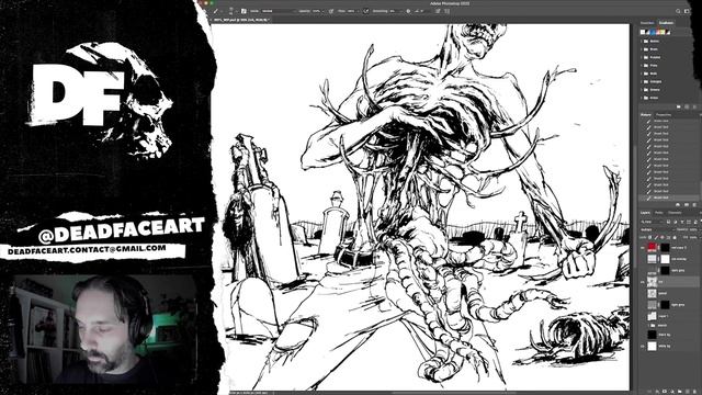 Painting Cannibal Corpse's Album 'Eaten Back To Life' [Digital Paint Photoshop Death Metal Gore] смотреть онлайн