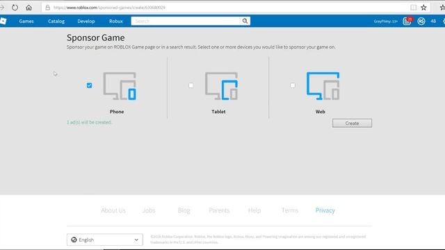 How To Sponsor Your Game On Roblox And Make Robux - Sponsored Games Tutorial смотреть онлайн