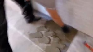 Монтаж плитки 600/600 керамогранит