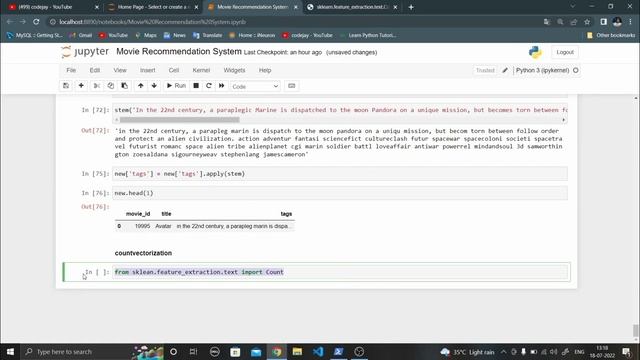 Movie Recommender System Project | Content Based Recommender System with Heroku Deployment | codeja смотреть онлайн