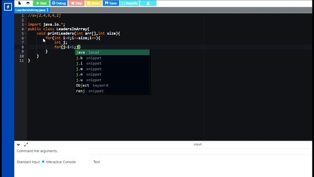 Leaders In An Array using Java #dtslearninginsights #java #competitivecoding смотреть онлайн