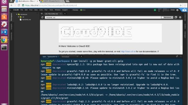 ASP.NET Core 1.0 on Cloud 9 смотреть онлайн
