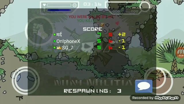 Mini Militia- ?Bumble Bee Vs ?मर्द Vs ?SG_7 Gameplay Must Watch смотреть онлайн