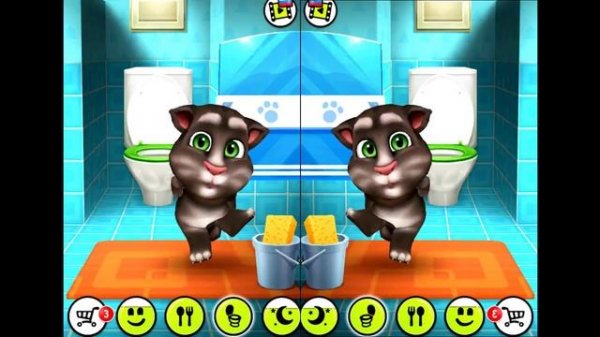 Cartoons for Kids Talking Tom Funny Cat Level 1 Gameplay Talking Tom Movie