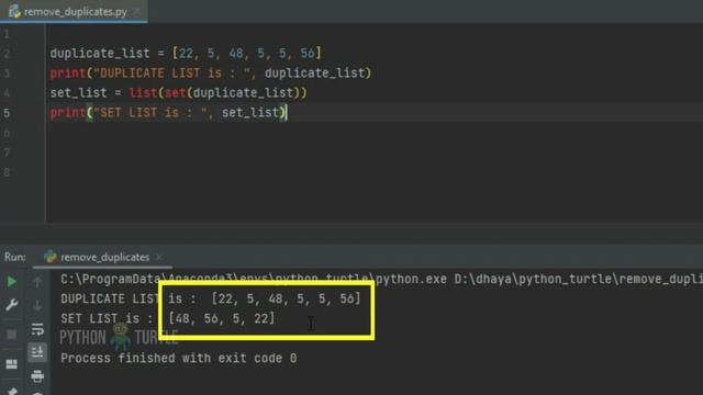 Python List Manipulation: Removing Duplicate Elements | Python | Tamil смотреть онлайн