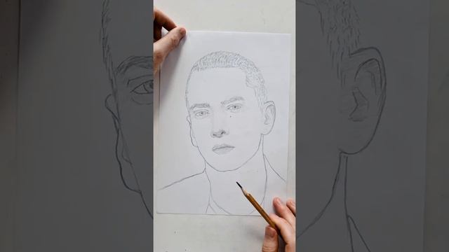 Как нарисовать Эминема (How to draw Eminem), рисунок карандашом смотреть онлайн