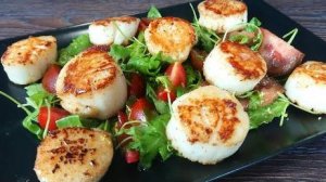 Морские гребешки — вкусный и быстрый рецепт! 🐚🍴