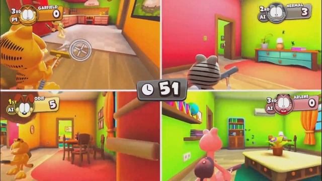 Garfield Lasagna Party Fullgame [Pc] Gameplay смотреть онлайн