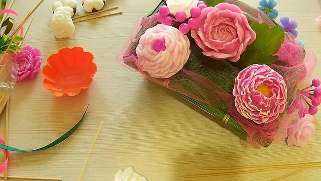 Марафон мыловаров 10 ? Мыльный букет ? Мыловарение для новичков смотреть онлайн