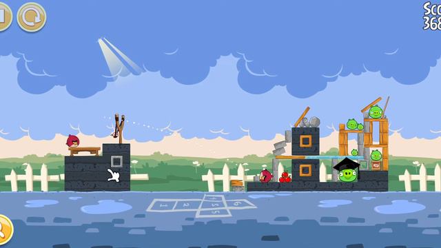 Angry Birds Seasons Gameplay Walkthrough | Back to School + Year of the Dragon Mashup! смотреть онлайн