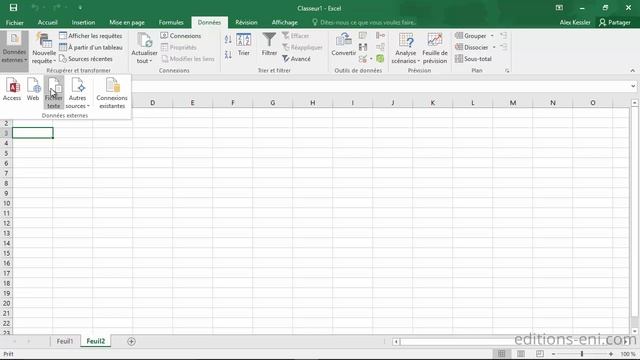 Excel 2016 - Import de données смотреть онлайн