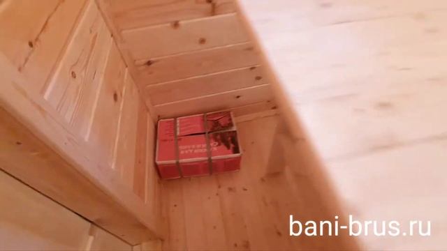 Готовая баня 5×2.3 метра по индивидуальному проекту в Республику Коми (bani-brus.ru) смотреть онлайн