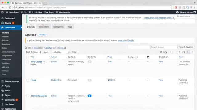 [LearnPress 3.0] - How to use Gradebook Add-on for LearnPress смотреть онлайн