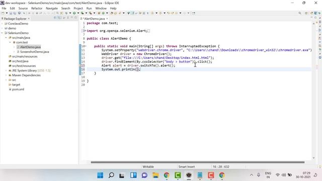 How To Handle Alerts & PopUp in Selenium WebDriver смотреть онлайн