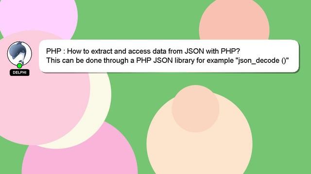 PHP : How to extract and access data from JSON with PHP? смотреть онлайн