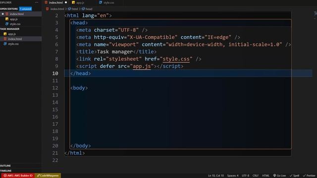 Build a Task Manager using HTML, CSS and JavaScript смотреть онлайн