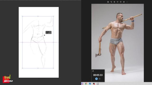 Drawing And Pose Reference Study, October 10th, 2023