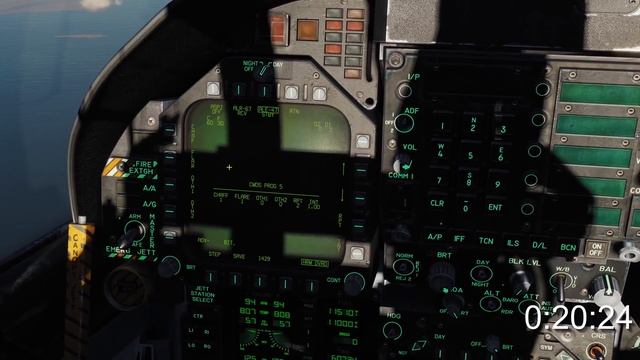 1 Minute DCS - F/A-18C Hornet - EW Page Tutorial смотреть онлайн