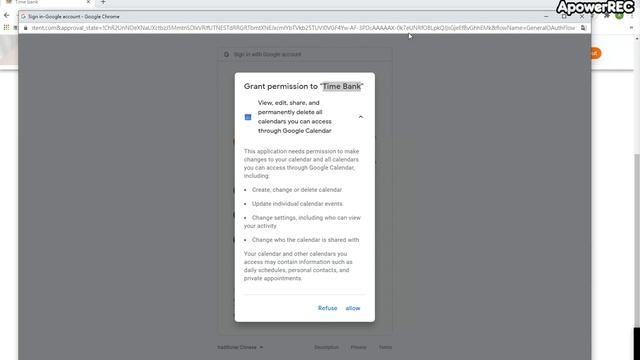 Google Cloud Project timebank-298006 Google Calendar API Demonstration Video_20201230 смотреть онлайн