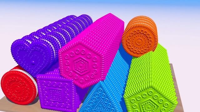 Learn Colors with 3D Soccer balls Square Spiral смотреть онлайн