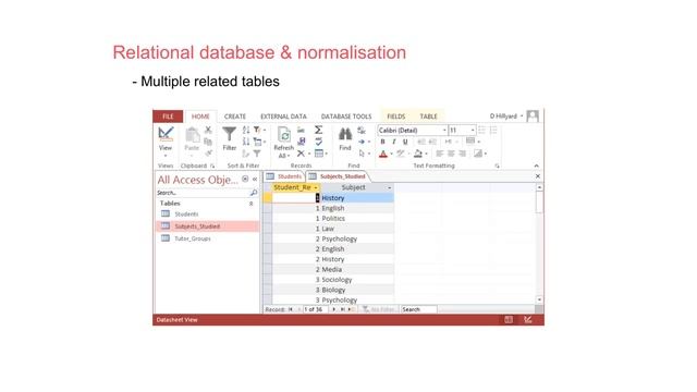 AQA A’Level Databases смотреть онлайн