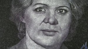 Лазерная гравировка портрета на карельском камне. Станок САУНО.