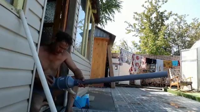 Дядя Петя изготовил пушку для заброски корма на рыбалке классная вещь смотреть онлайн