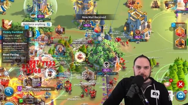 Swarmed like crazy [we nearly lost this fort build] Rise of Kingdoms KvK смотреть онлайн