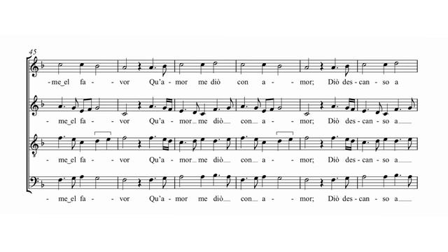 #JustTheScore : Juan de Anchieta - Con amores, mi madre - I Fagiolini (Score Video) смотреть онлайн