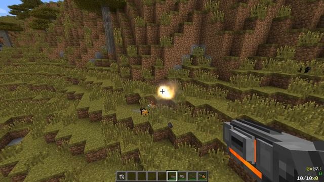 Minecraft TECH GUNS MOD смотреть онлайн