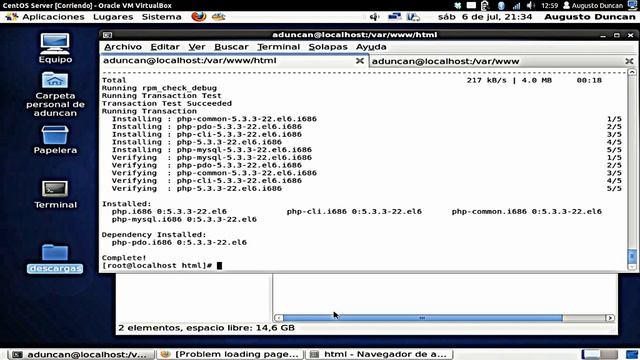 Instalar/Configurar servidor web por paquetes CentOS Server смотреть онлайн