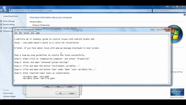How to fix "The environment variable JAVA_HOME does not point to a valid JVM installation." easily. смотреть онлайн