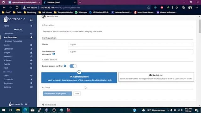 Cara Install CMS Wordpress di Open Media Vault смотреть онлайн