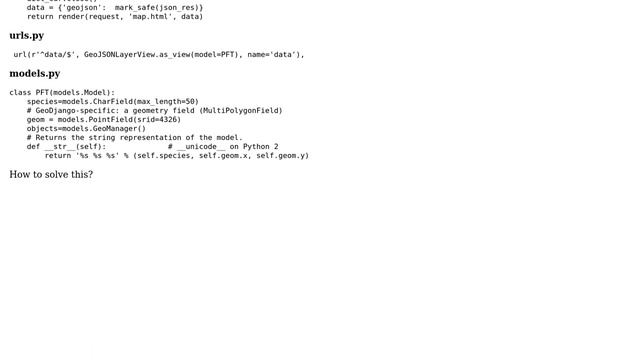 GIS: Display GeoJSON data on map using django-leaflet? смотреть онлайн