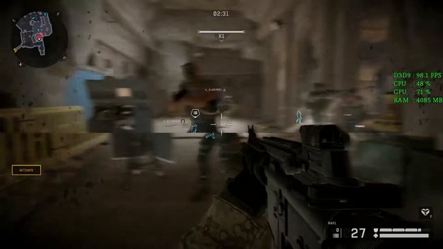 GeForce GTX 1060 -- Intel Pentium G4560 -- Warface FPS Test смотреть онлайн