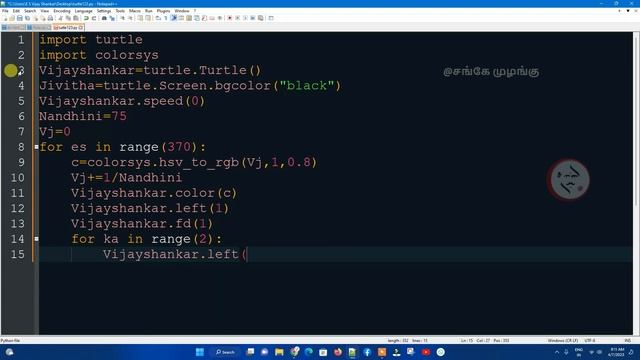 SIMPLE WAY TO CREATE GRAPHICS AND ANIMATIONS IN PYTHON TURTLE GRAPHICS | SM | #python_turtle смотреть онлайн