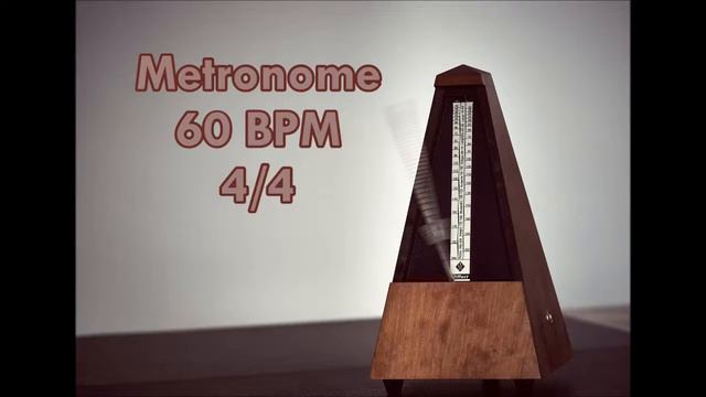 Metronome 60 BPM 4/4 смотреть онлайн