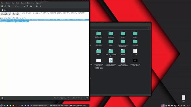 Решение проблемы с кодировкой символов в текстовом редакторе Xed на Linux Mint смотреть онлайн