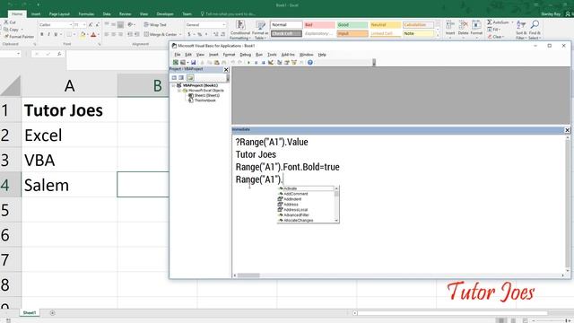 Color and Format by VBA In Microsoft Excel VBA 2018 in Tamil смотреть онлайн