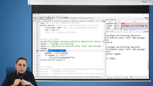 #17 Python Darslari | While tsikli смотреть онлайн