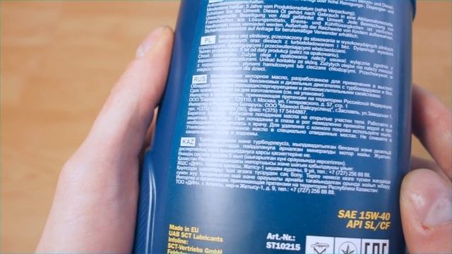 Mannol Standard 15W40 Jak Wygląda Oryginalny Olej Silnikowy?