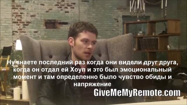 RUS SUB THE ORIGINALS: Joseph Morgan on Klaus' Control Over His Brothers and the Return of Rebekah смотреть онлайн