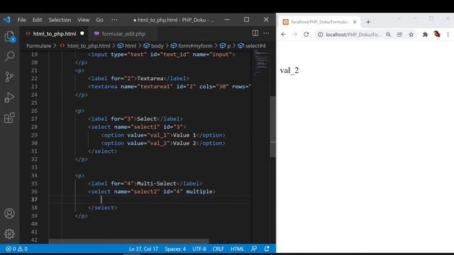 Formulare [2] - Formularelemente [PHP-Tutorials] смотреть онлайн