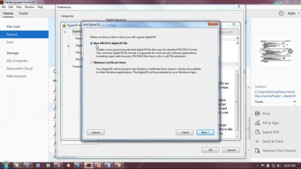*FAST* How to set up a Digital Signature in Adobe Reader DC