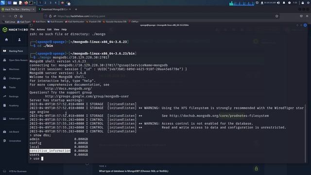 MongoDB | HackTheBox | Mongod смотреть онлайн