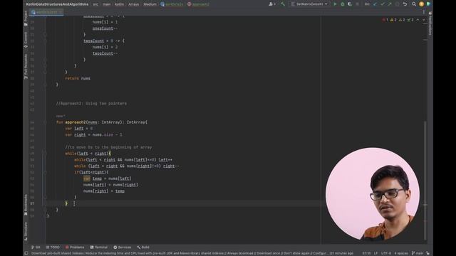19. Sort 0s 1s & 2s | Kotlin | Arrays | Data Structures And Algorithms | Android смотреть онлайн