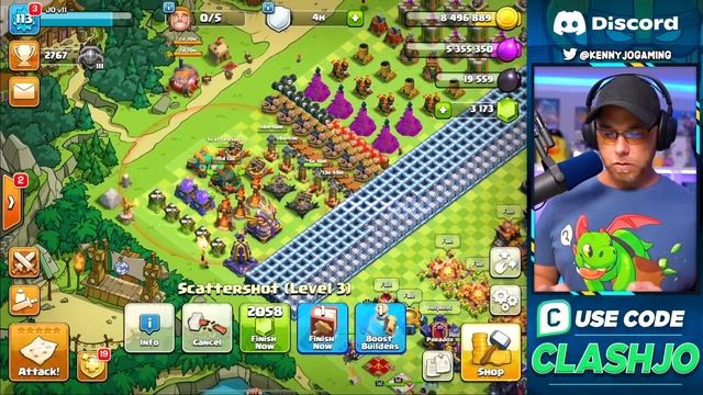 Can You FIX a Rushed Base with ONLY Magic Items? (Clash of Clans) смотреть онлайн