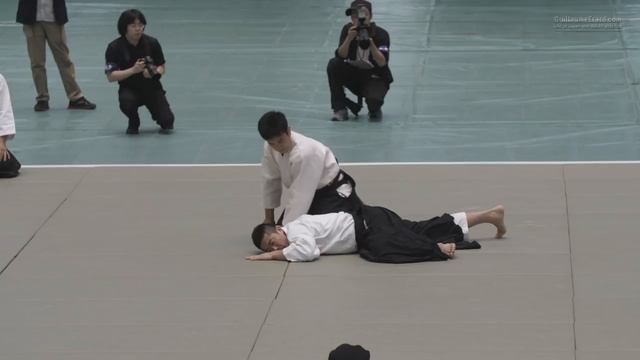 56-я Всеяпонская демонстрация айкидо (2018). (Хомбу Додзё-тё) Мицутеру Уэсиба