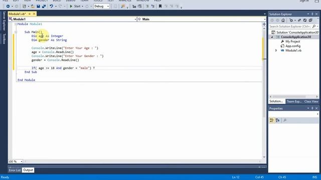 Visual Basic.NET IF AND : Vb.Net Tutorial смотреть онлайн
