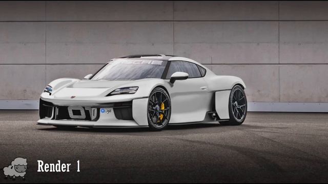 Porsche Mission R Concept to Production Render - How would it look like? смотреть онлайн